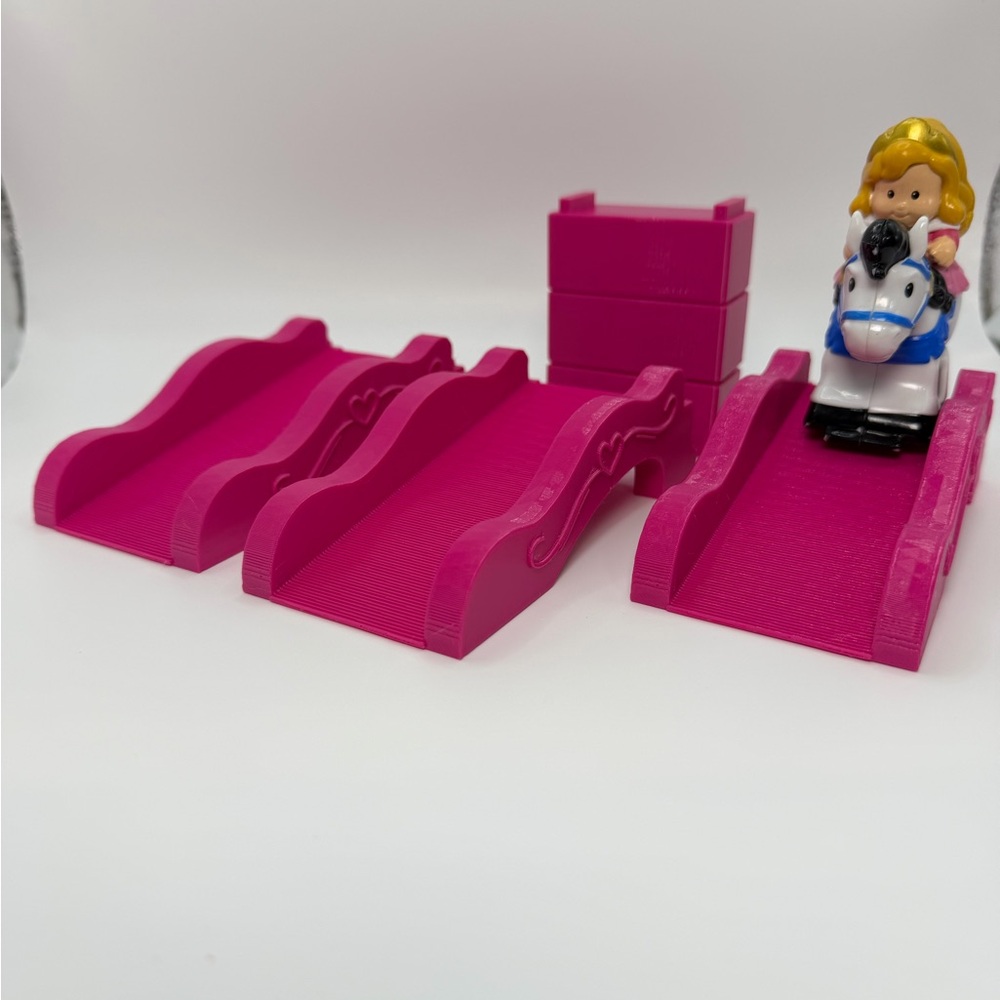 Replacement Slide Ramps for use with Retired Klip Klop Horses- 3D printed
